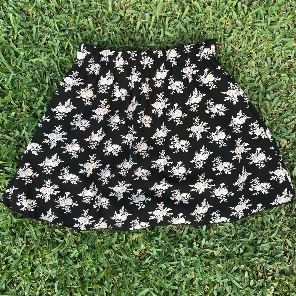 Floral circle skirt